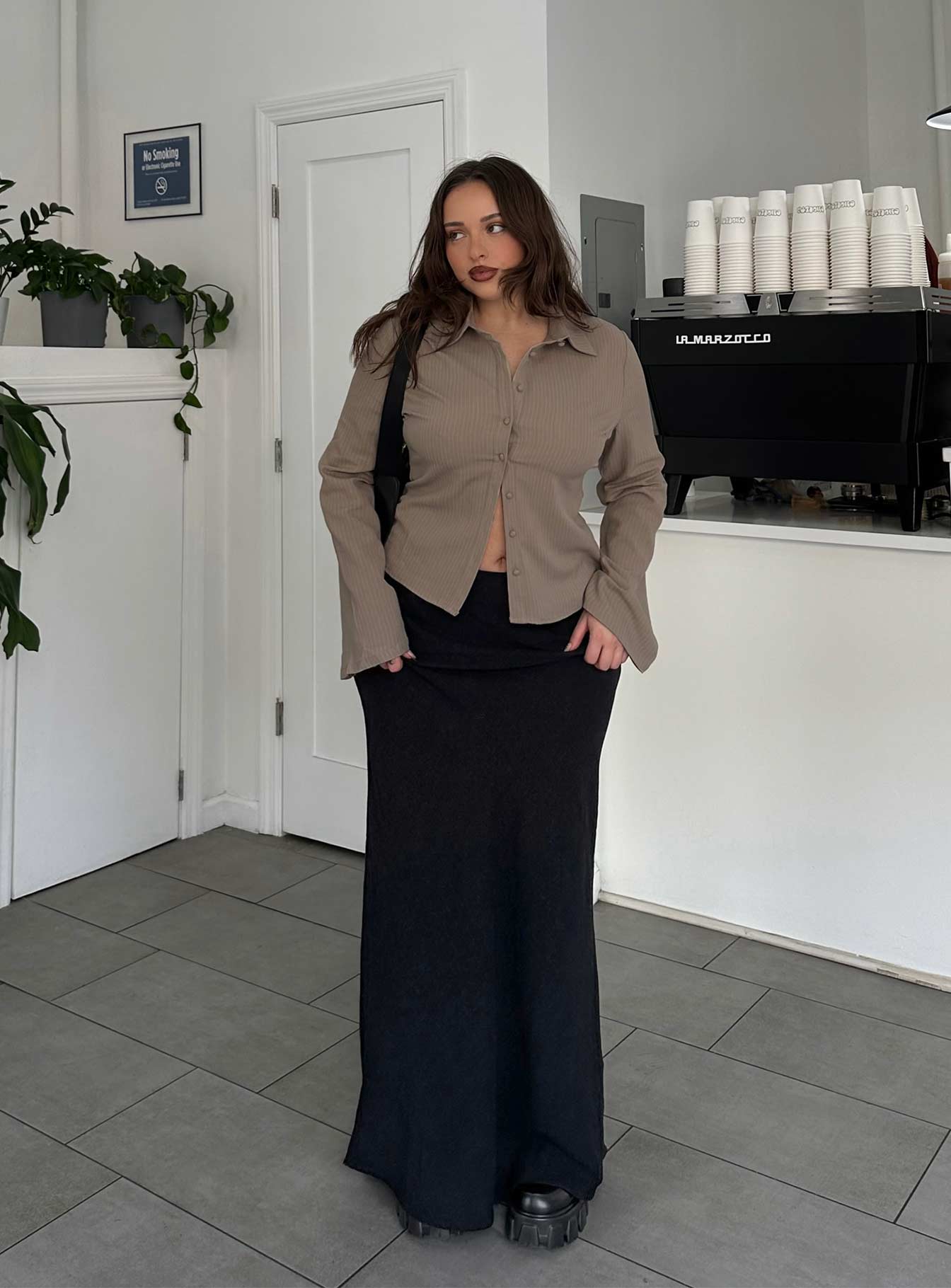 Jodie Maxi Etek Siyah