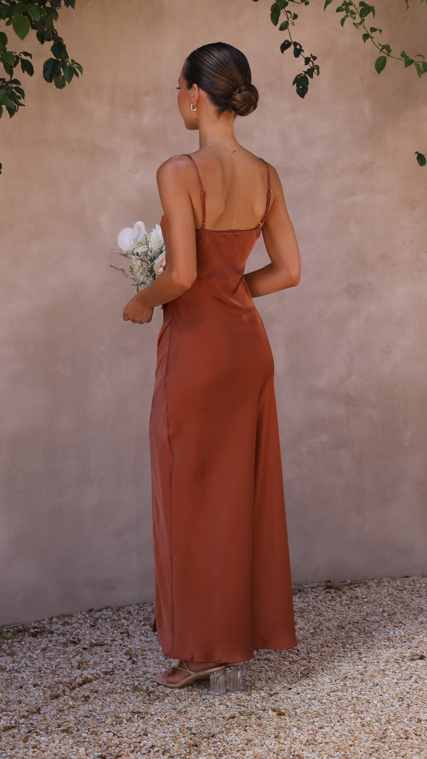 Ilana Maxi Elbise - Bakır