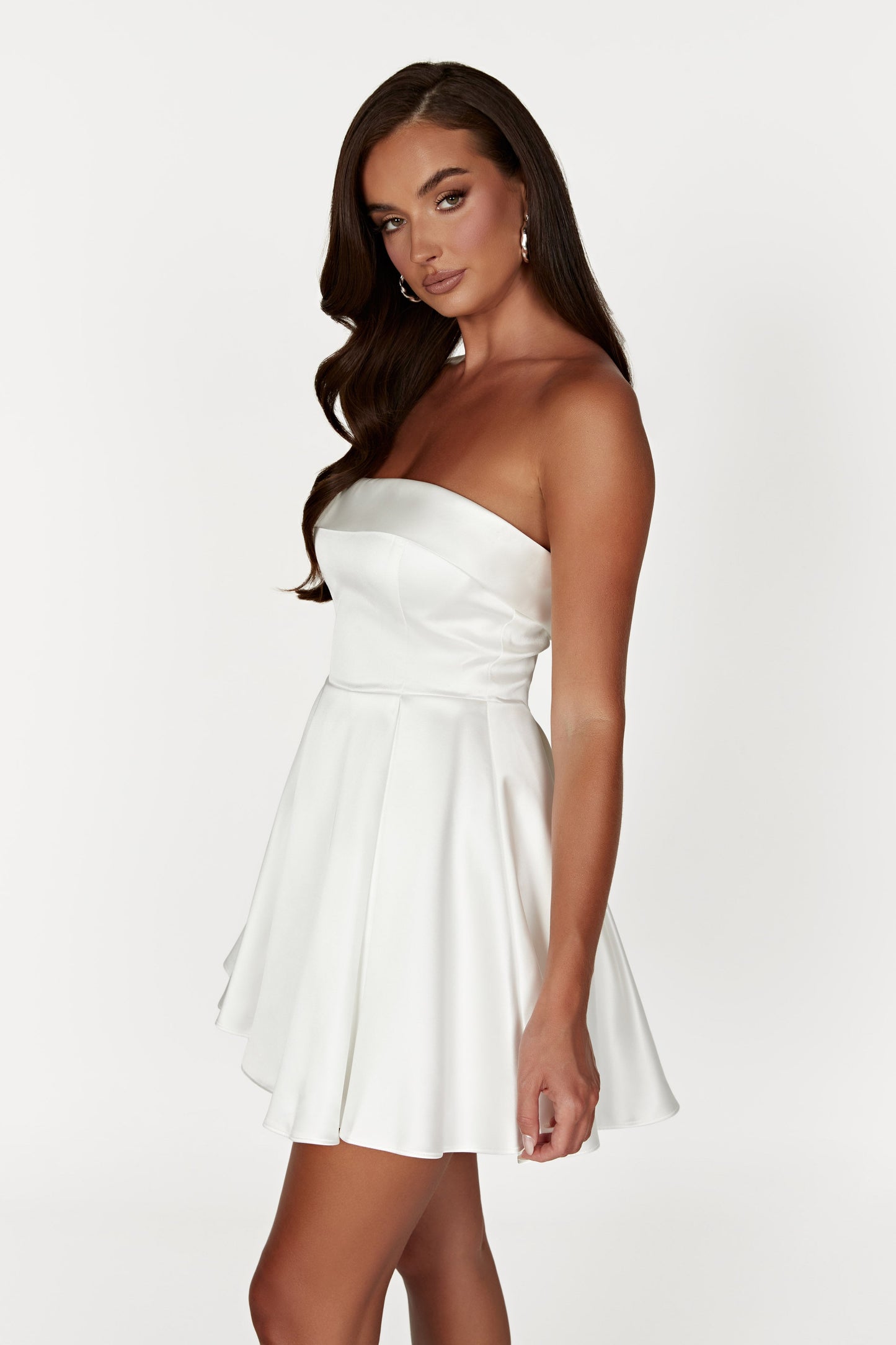 Eileen Mini Elbise - Beyaz