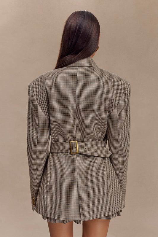 Mila Şekilli Ceket - Kahverengi