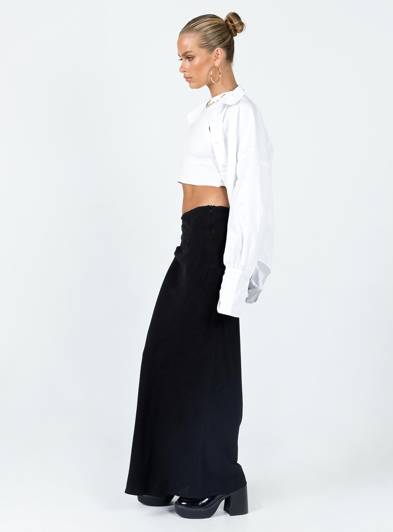 Jodie Maxi Etek Siyah