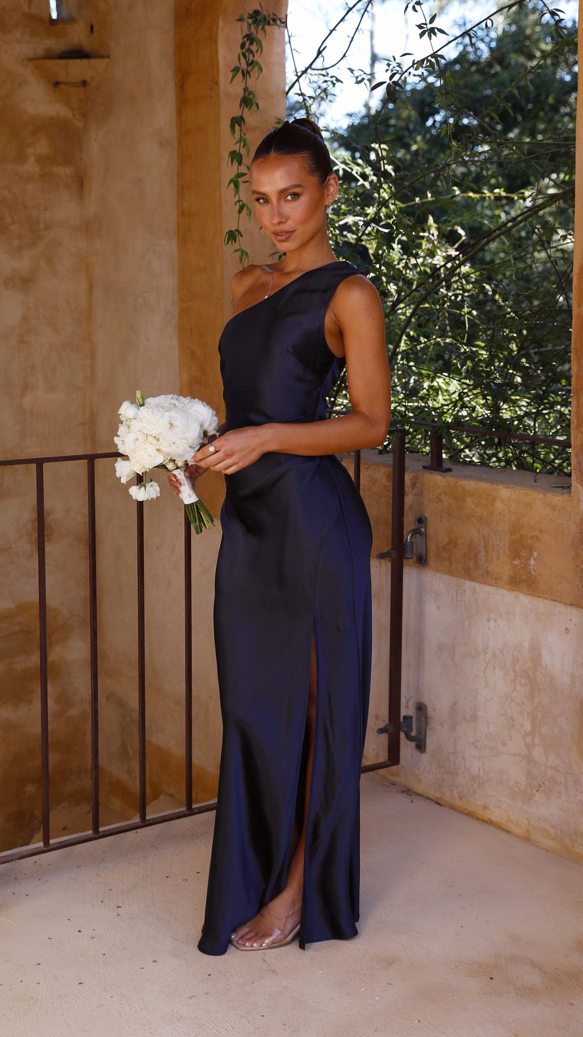 Victoria Maxi Elbise - Lacivert