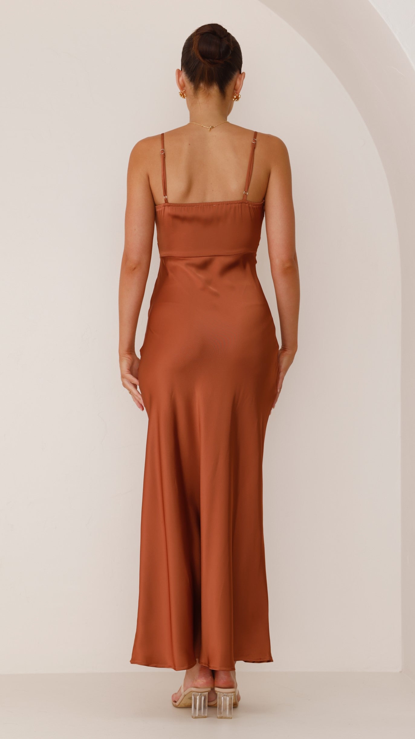 Ilana Maxi Elbise - Bakır