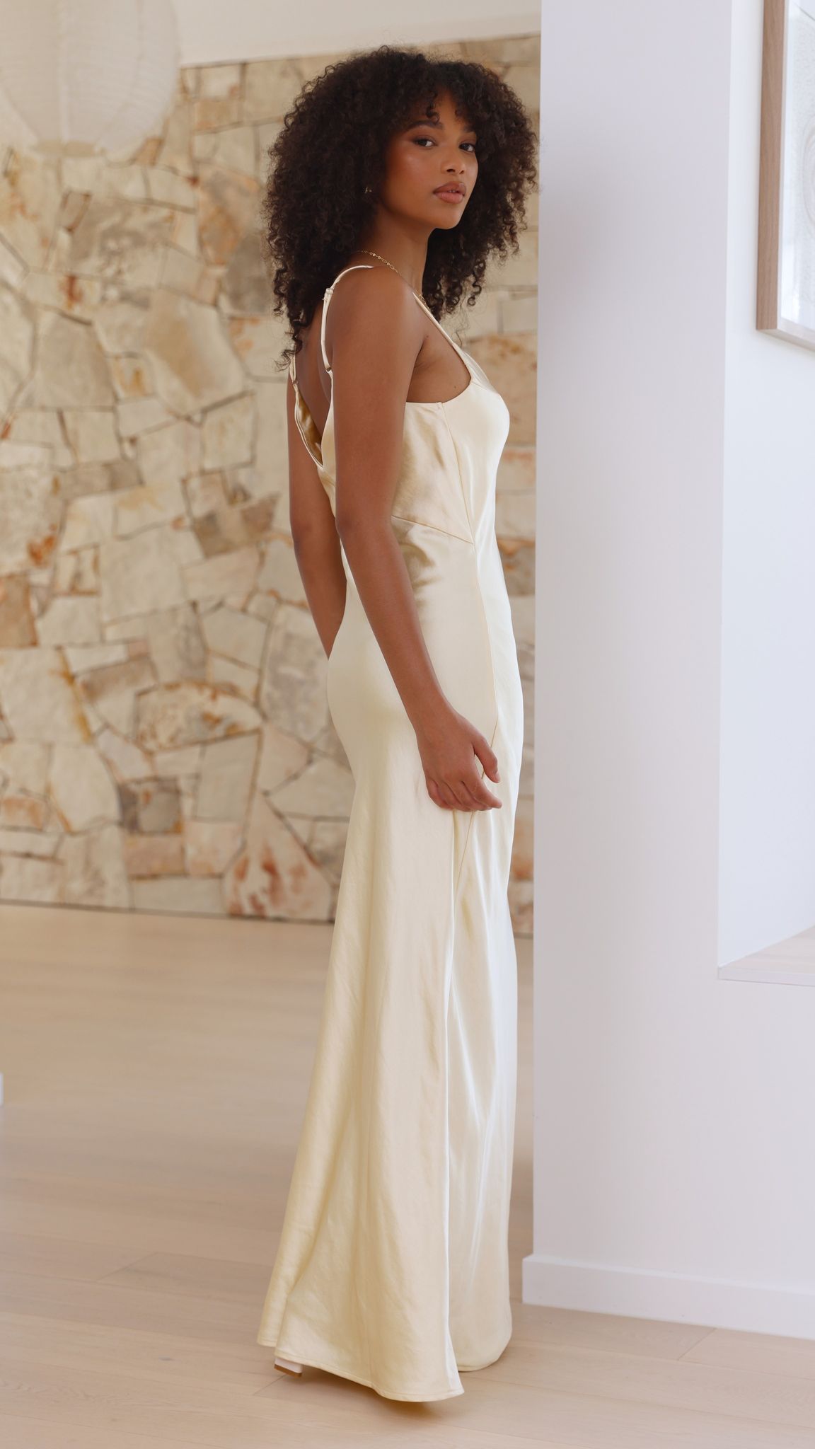 Gisella Maxi Elbise - Sarı