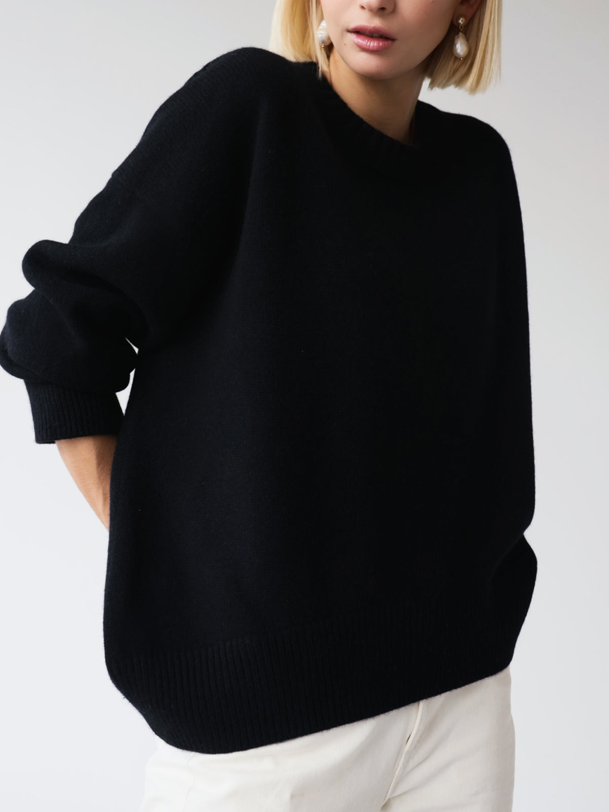Pamuk Şeker Oversized Kazak