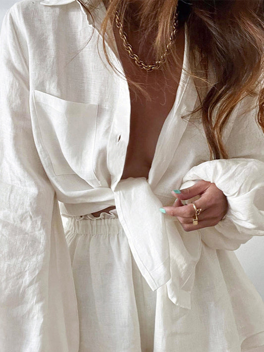 Ege İki Parça İki Katmanlı Şort Takımı