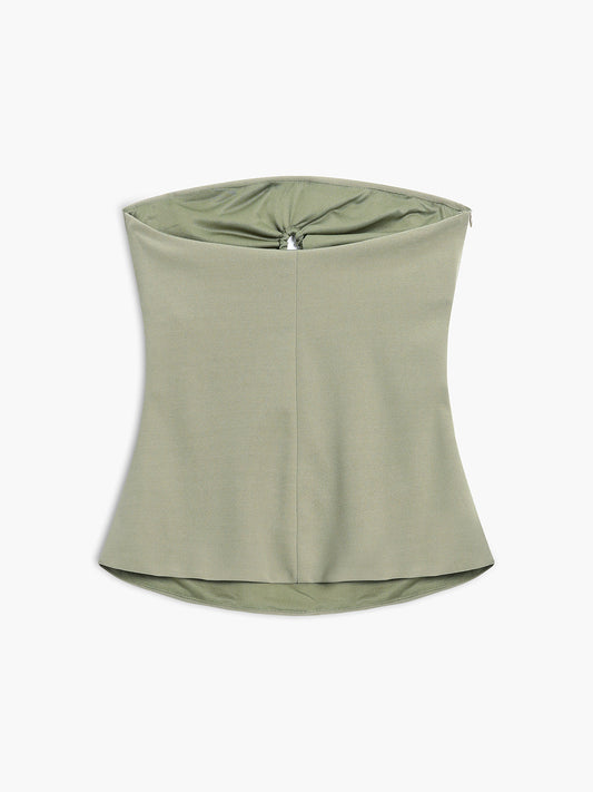 U-Halka Kesimli Fermuarlı Boru Üst