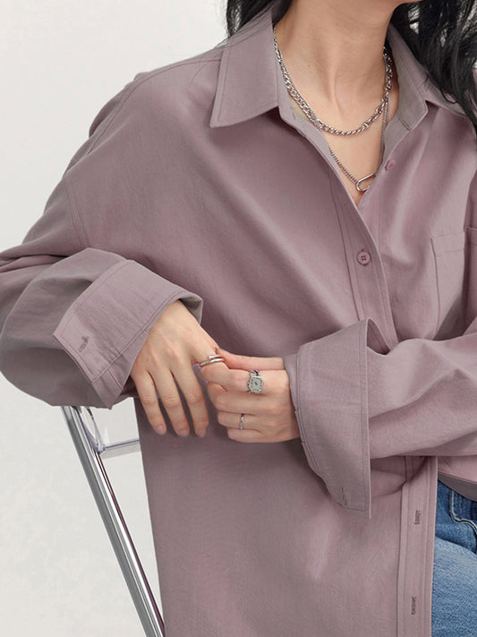 Rahat Oversize Pamuk Gömlek