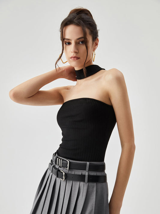 Slink Düz Askılı Üst