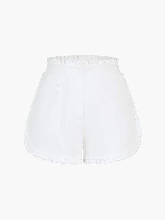 Kıvrımlı Kısa Şortlar