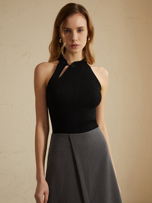 Vintage Düğmeli Süveter