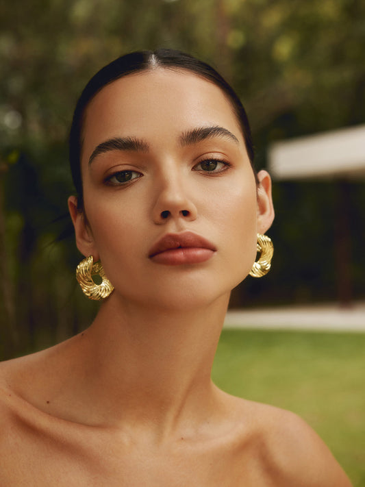 Geometrik Düzensiz Doku Küpeçikler