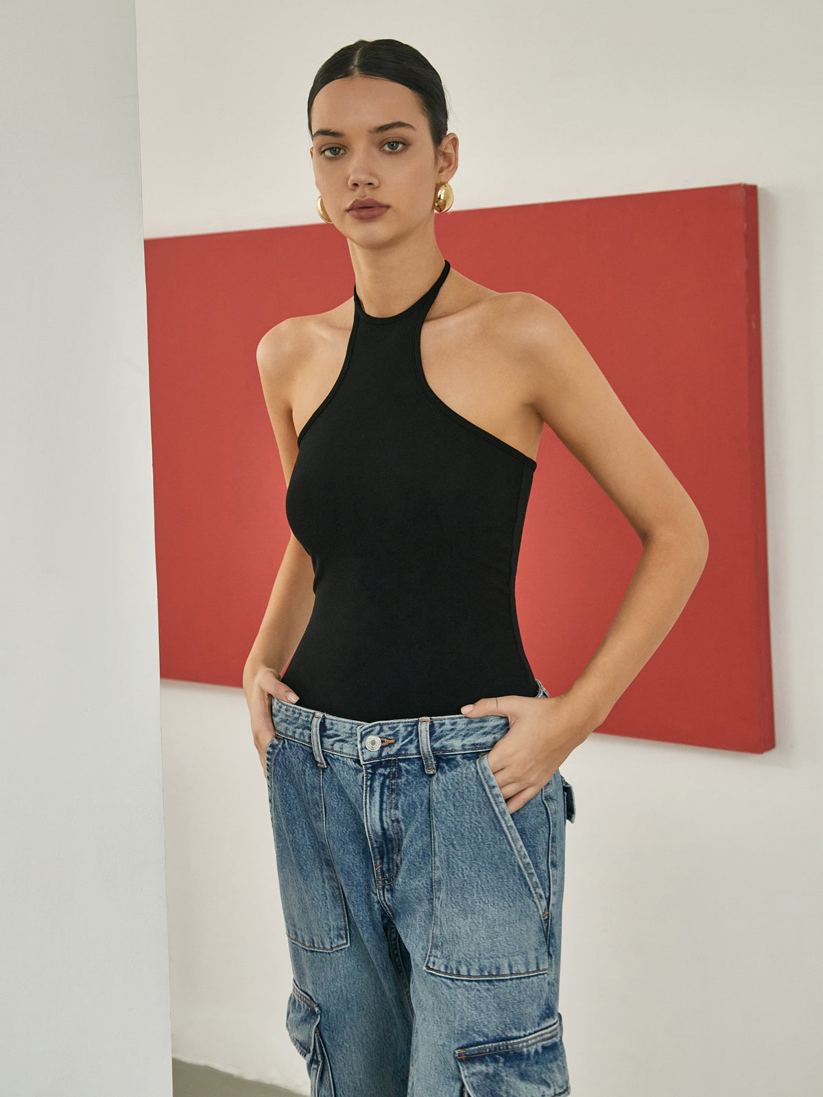 Tam Halter Tank Üst