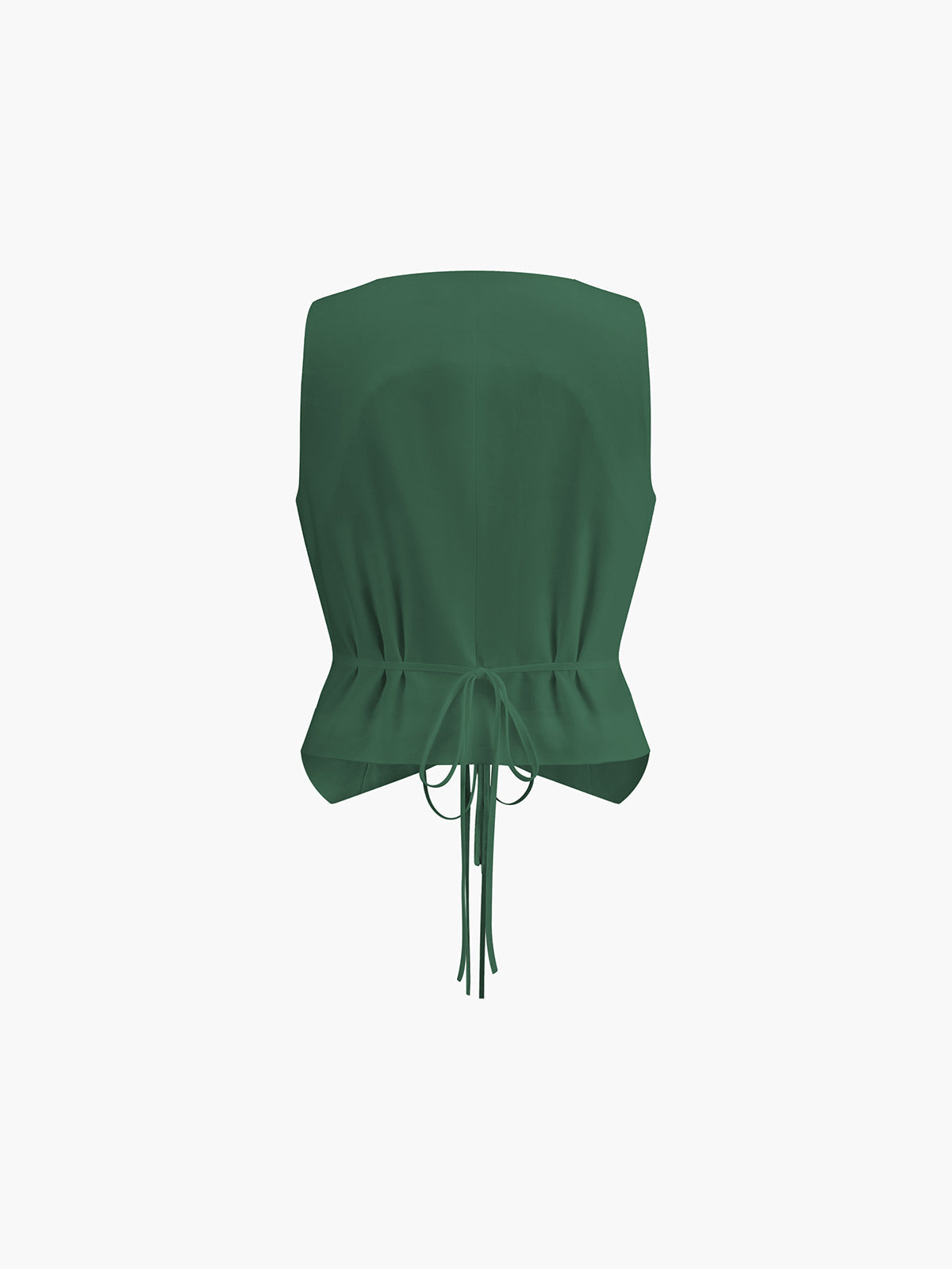 Pamuk ve Keten Bağlama Detaylı Yelek