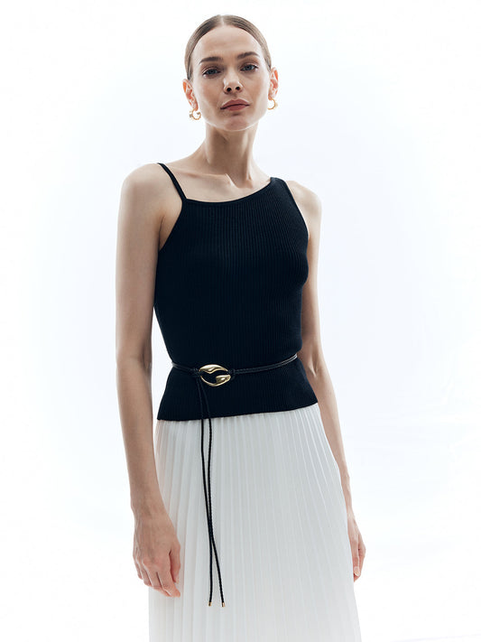 T Şekilli Karın Zinciri ip Bel Kemeri