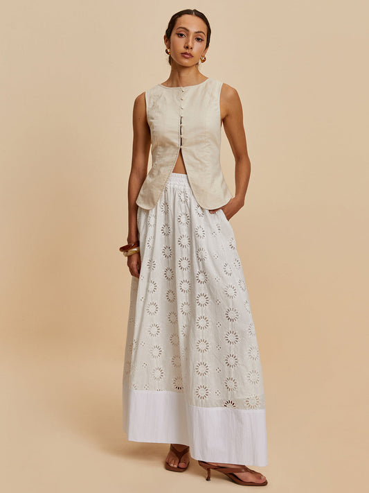 Pamuk & Keten Günlük Yelek