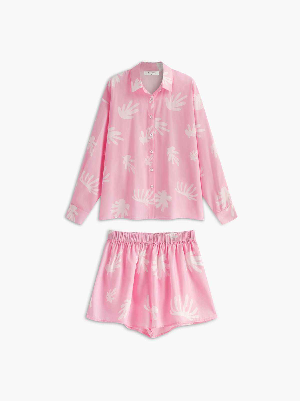 Chill Life Bitki Desenli Şort Takımı