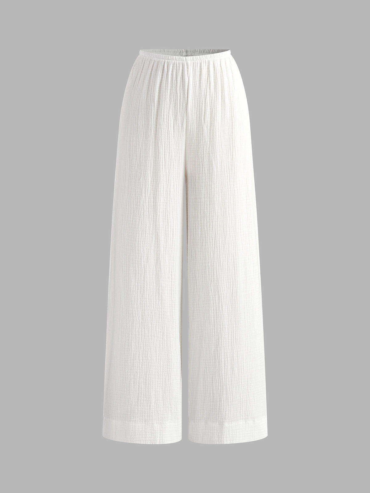 Pamuk Bağcıklı Ön Pantolon Seti