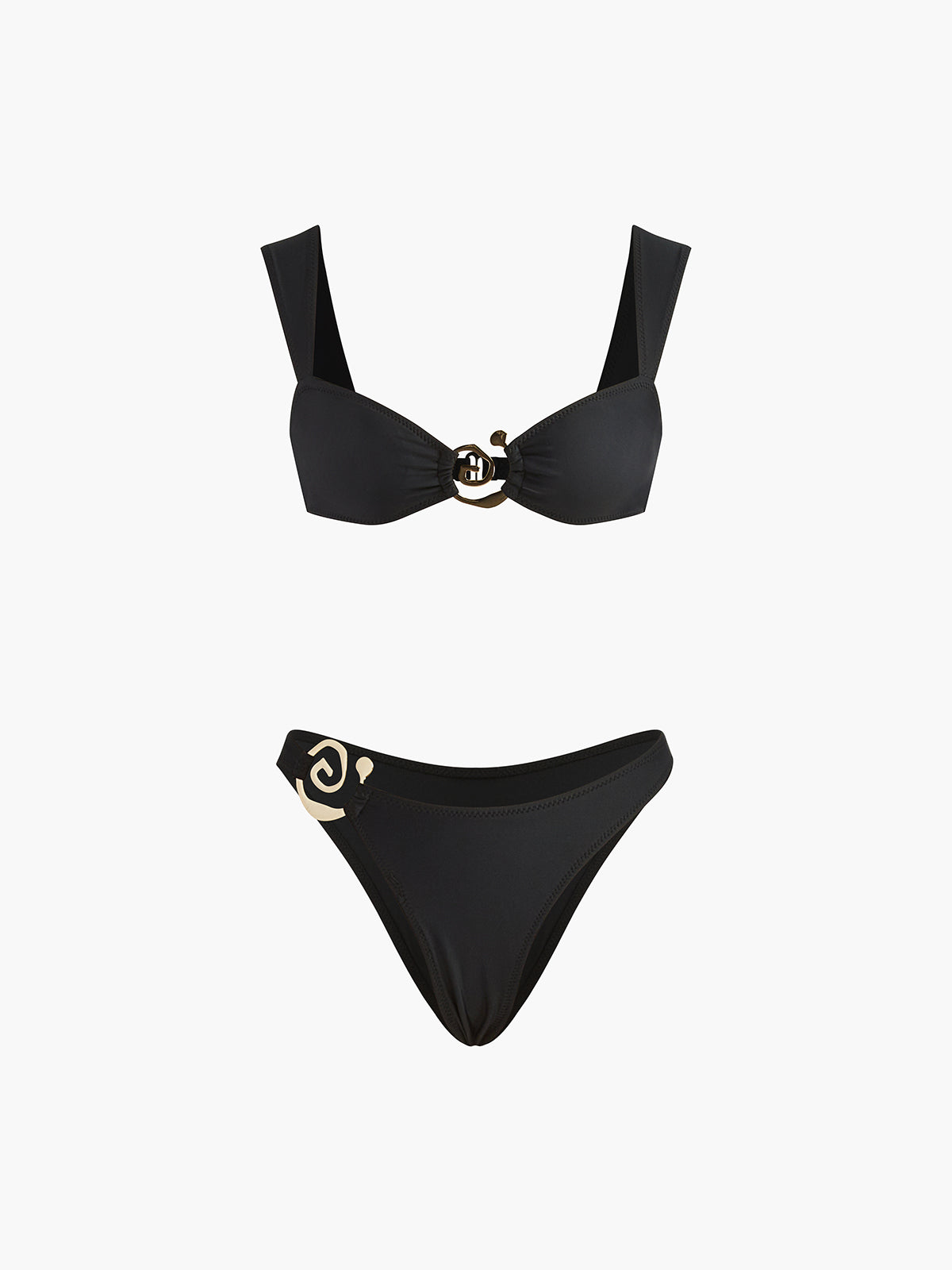 Altın Spiralli Bikini Seti