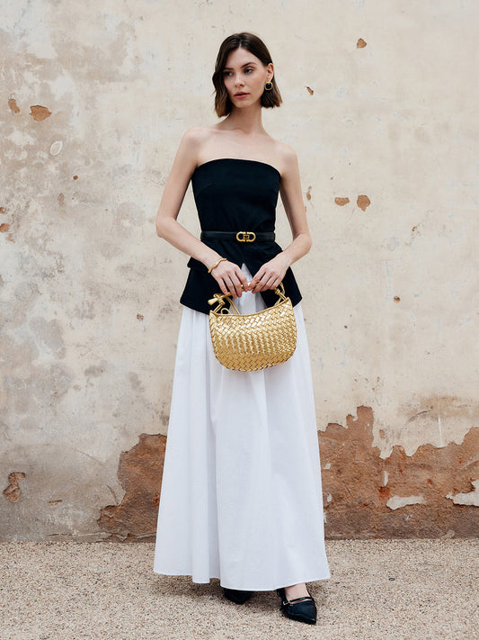 Kemer Olmadan Split Tube Üst