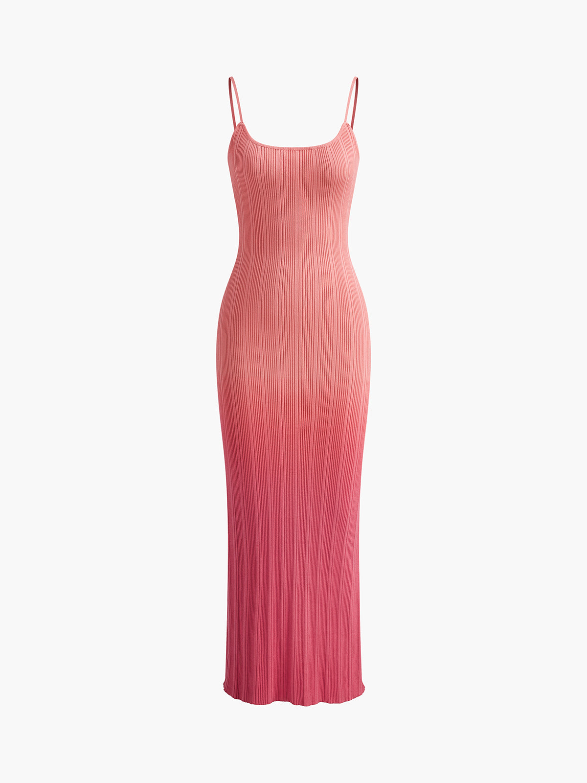 Gradient Split Cami Kazak Uzun Elbise