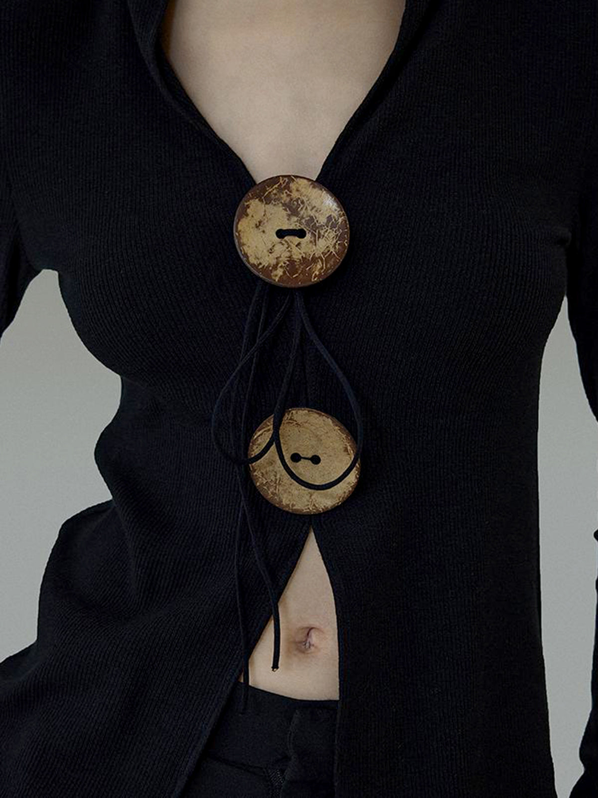 Bohemian Split Örgü Tişört