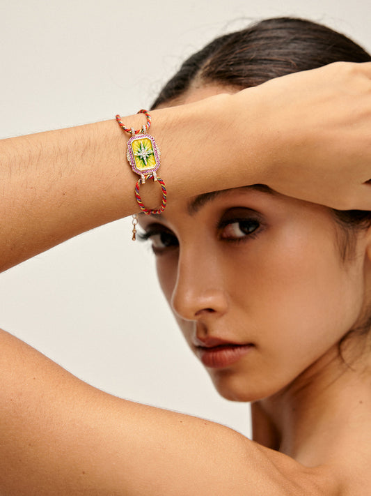 Çift Kordon Boheme Şans Bilekliği