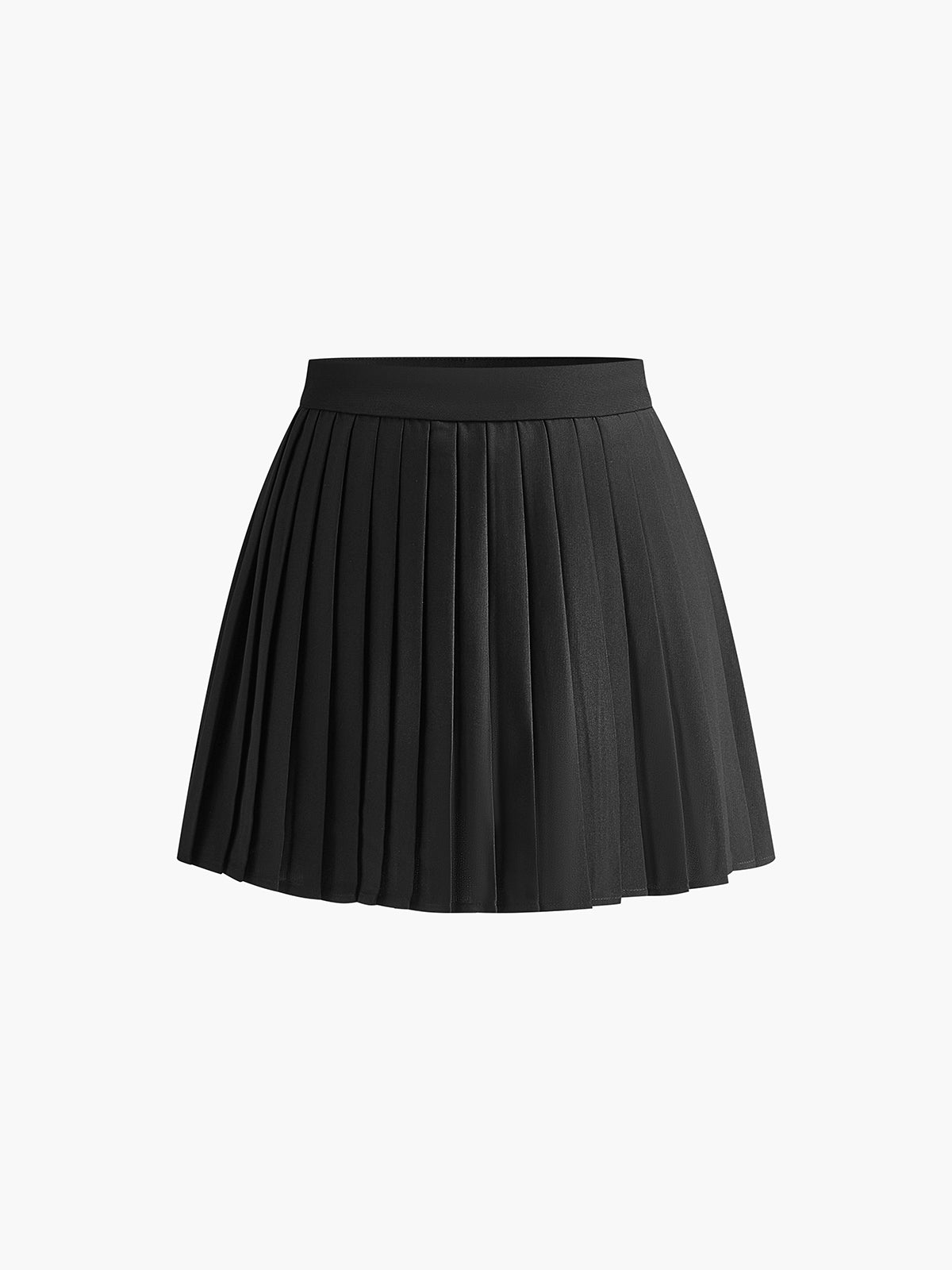 Pantolon, ceket, yelek ile plise mini etek takımı