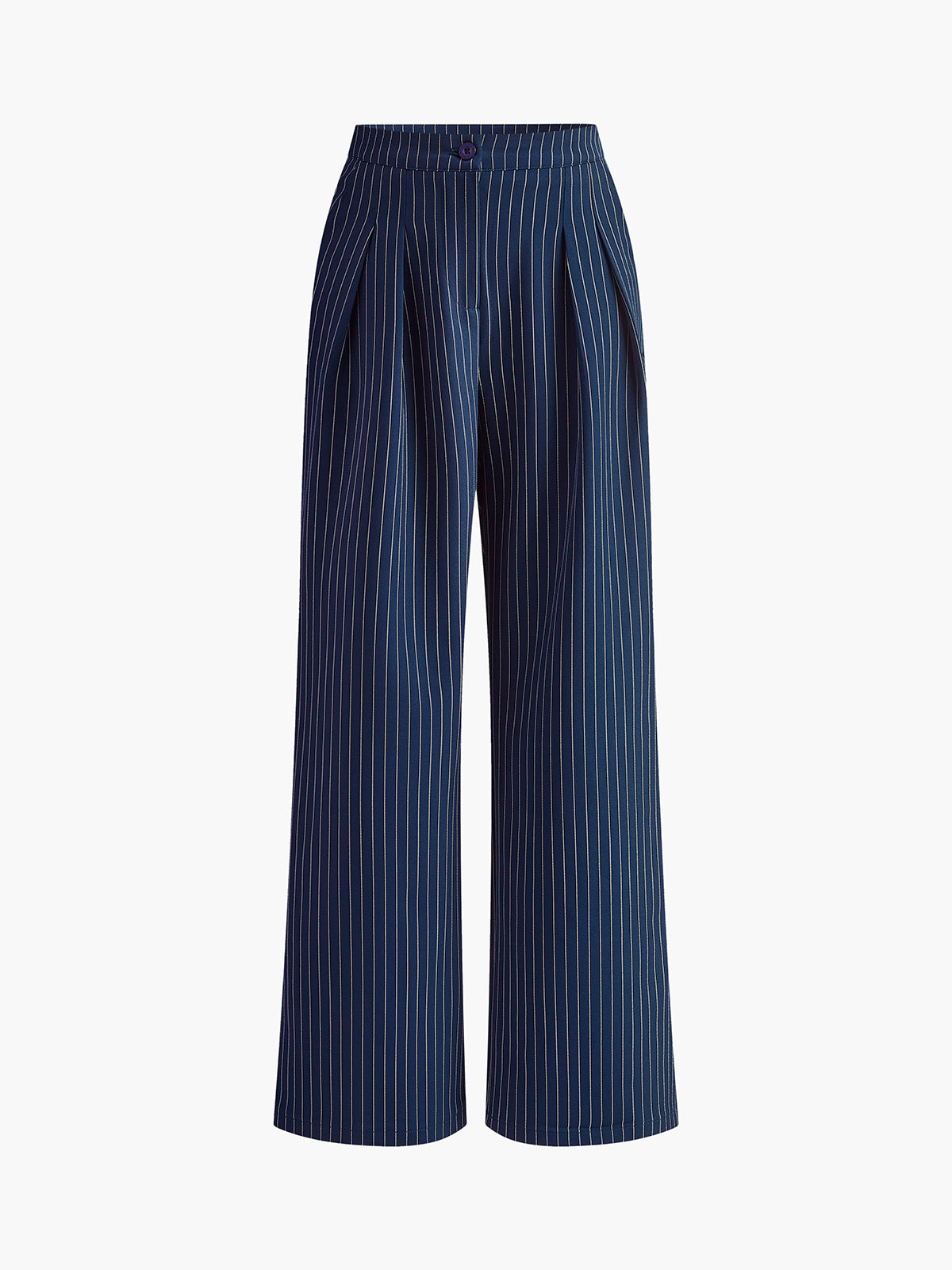Çizgili Fırfırlı Geniş Paça Pantolonlar