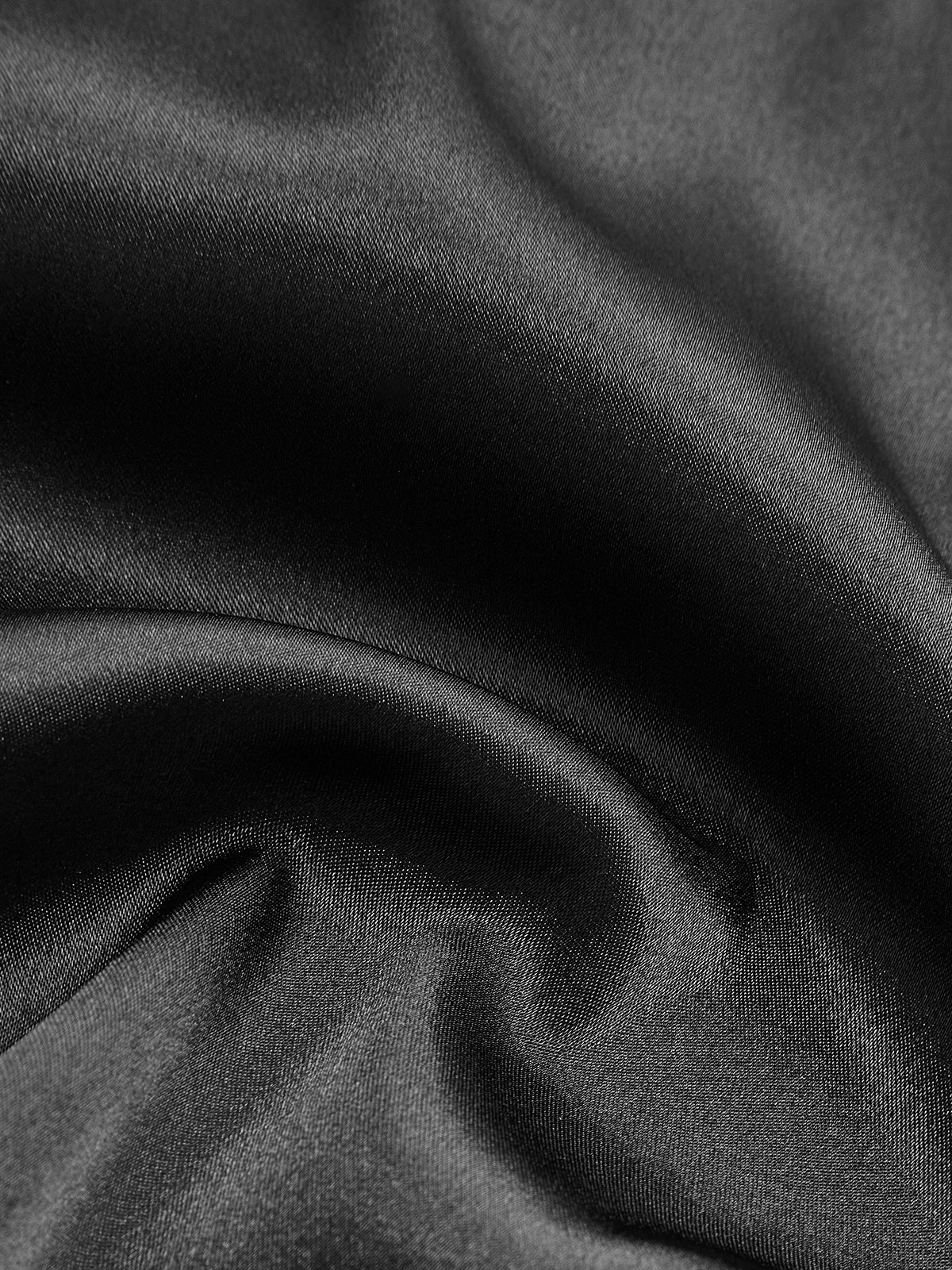 Bağlı Ön Saten Bluz