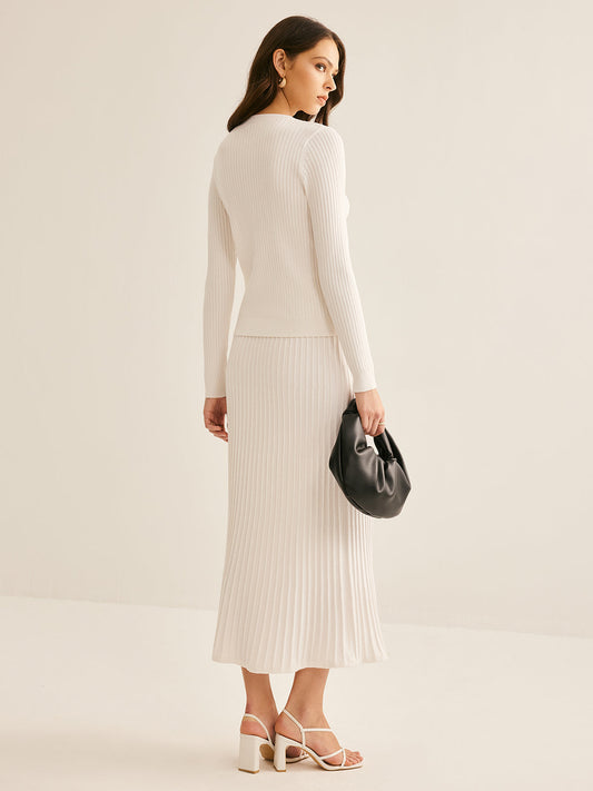 Şık Düğmeli Piliseli Kazak Takımı