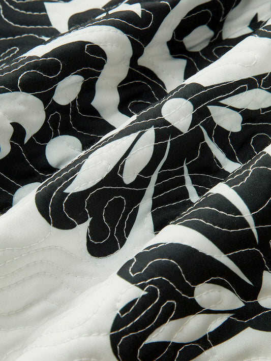 Retro Fermuarlı Yastıklı Kış Kabanı