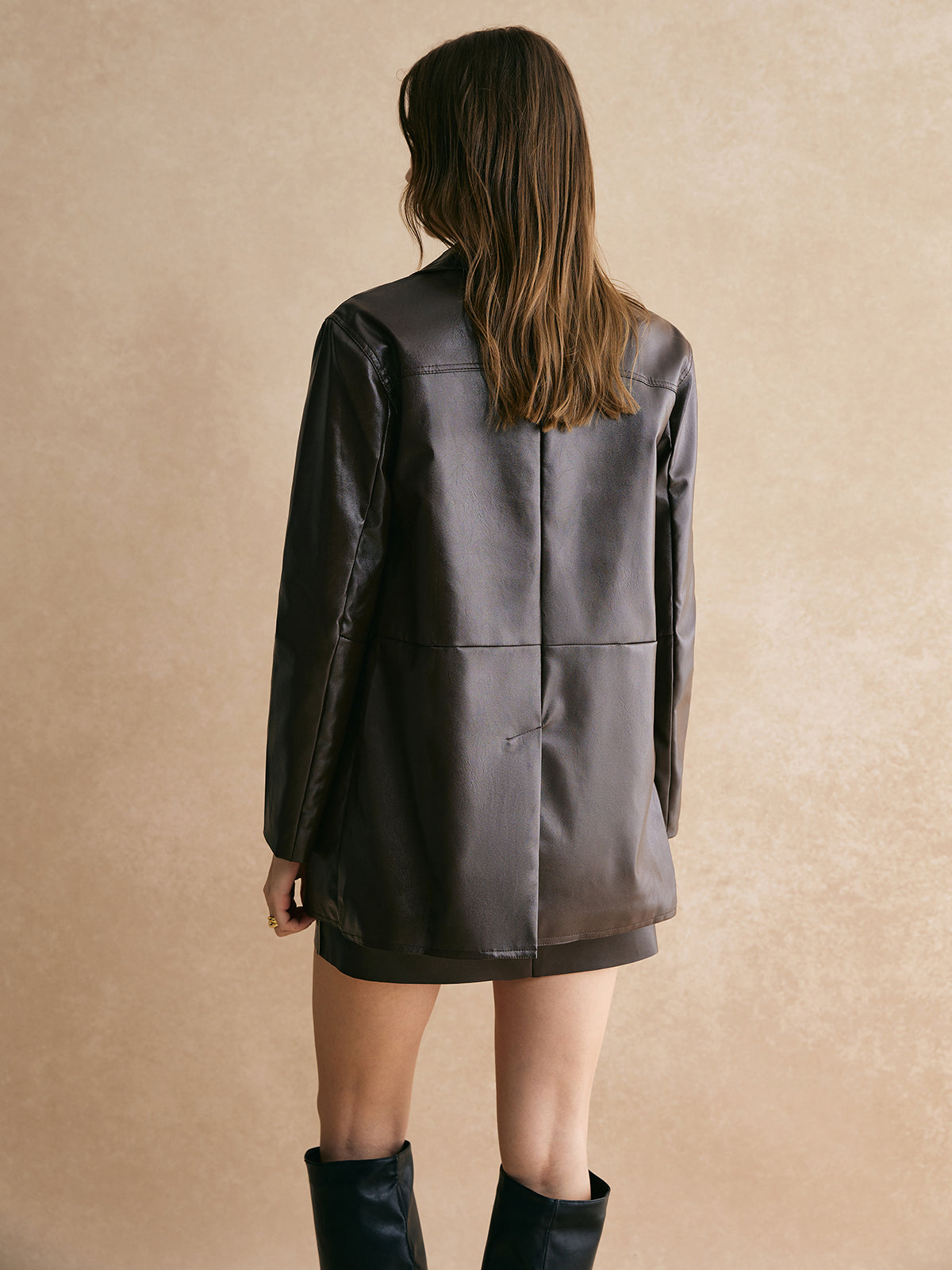 Cepler Suni Deri Blazer
