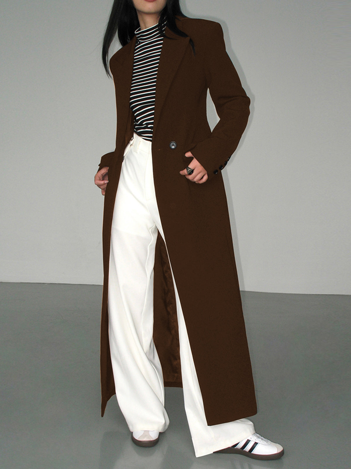 Yaka Cepli Blazer Palto