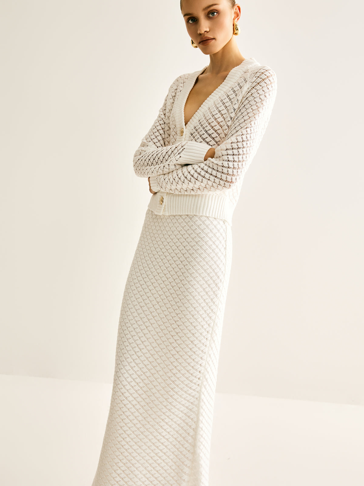 Hollow Lined Maxi Etek Takımı