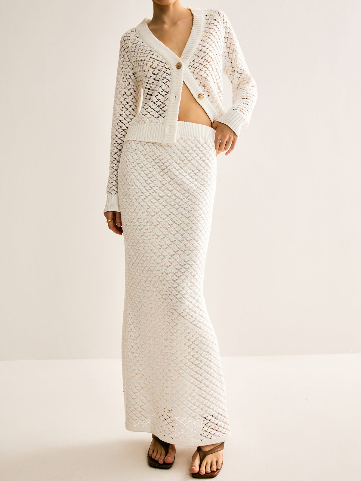 Hollow Lined Maxi Etek Takımı