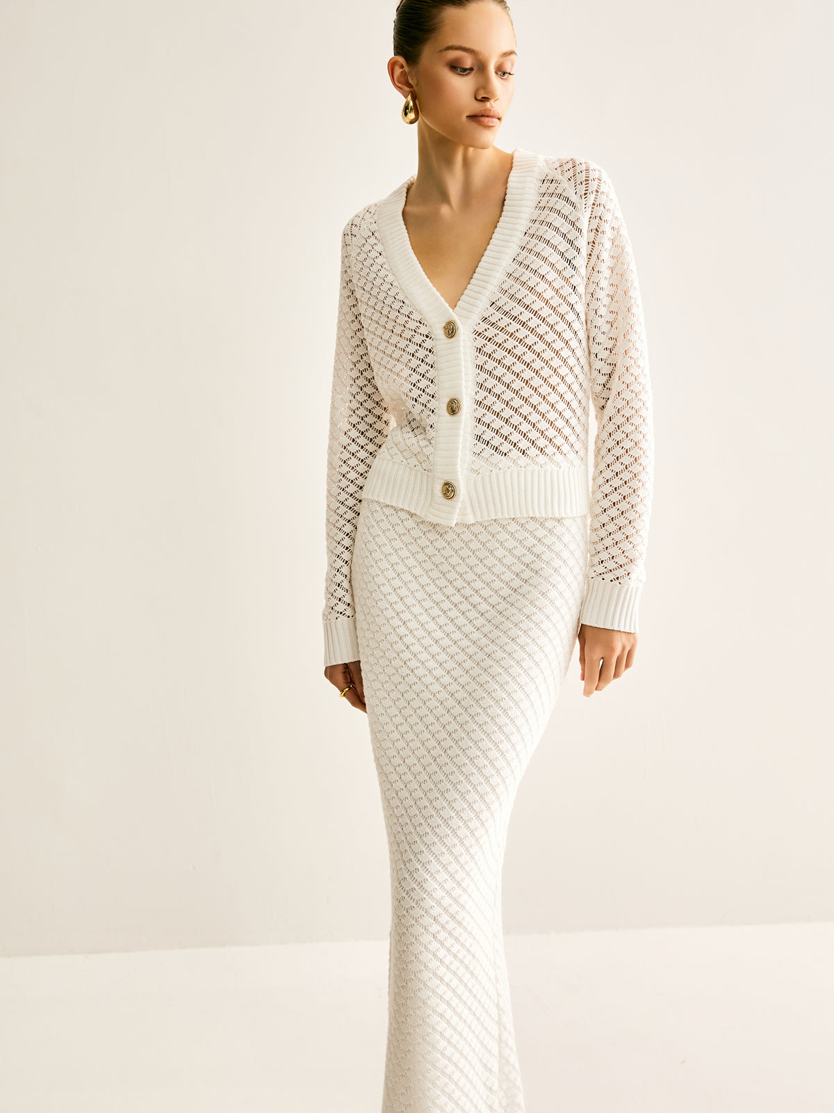 Hollow Lined Maxi Etek Takımı