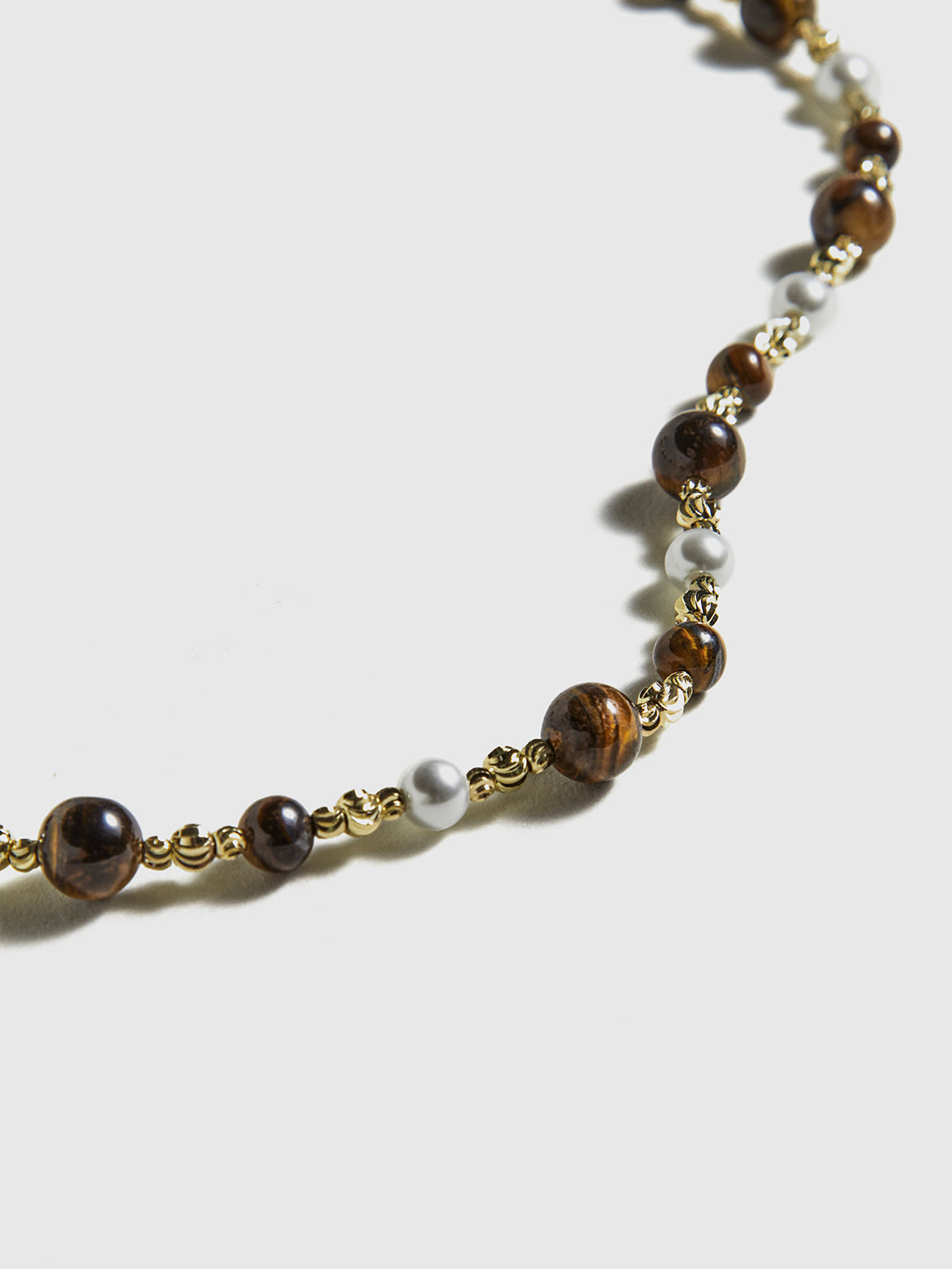 Kaplan Gözü Taşı Choker Kolye