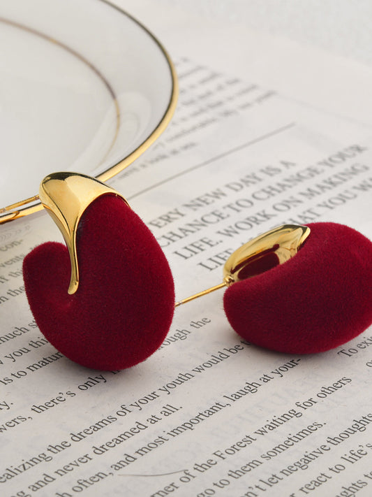 Fırçalanmış Halka Küpe