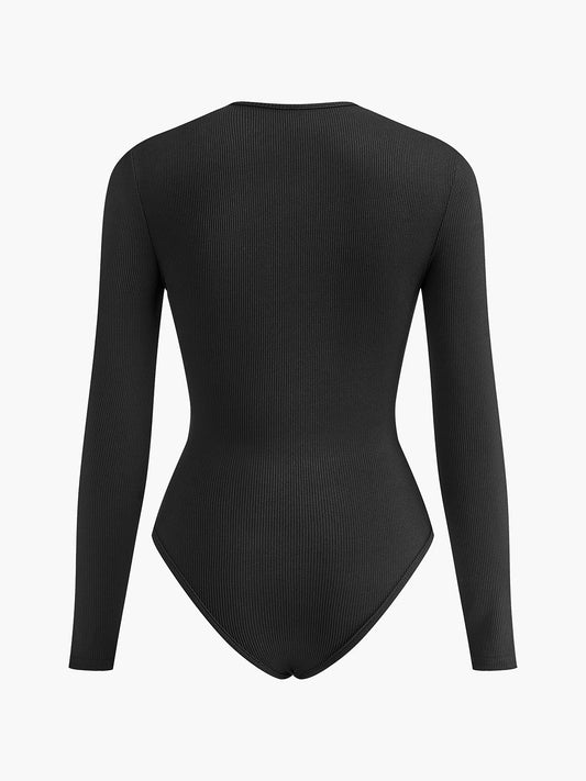 Kesik Hoop-Yüzük Cazibeli Bodysuit