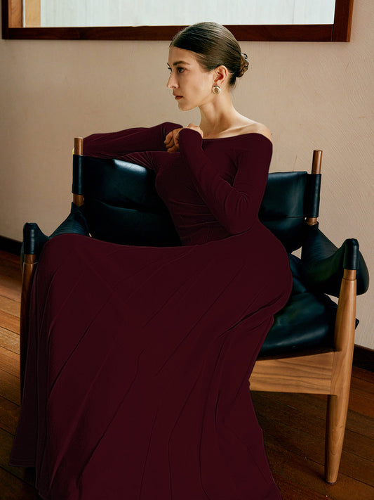 Askılı Plise Kazak Elbisesi