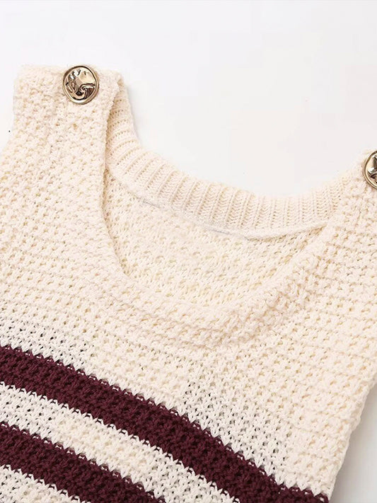 Eğlence Çizgili Süveter