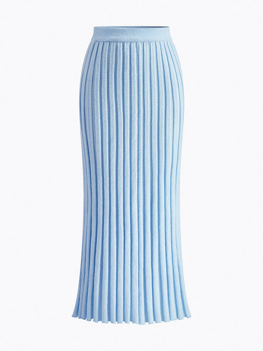 Eğlence Plise Triko Etek