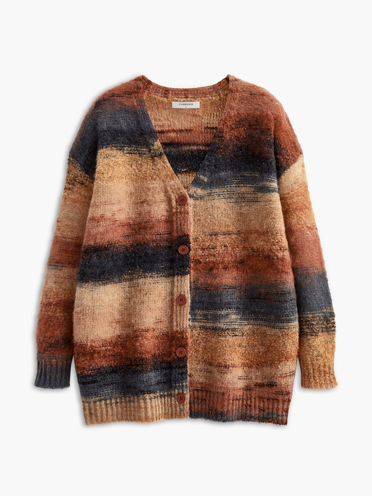 V-Yaka Ombre Oversize Hırka