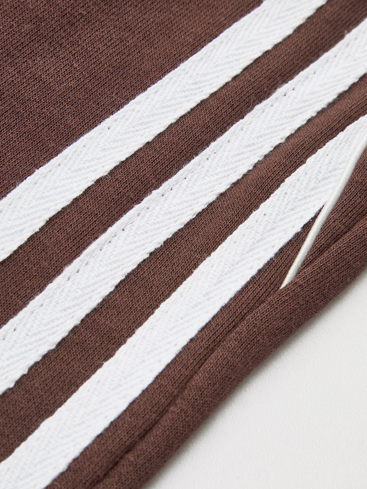 Çizgili Patchwork Lastikli Pantolon