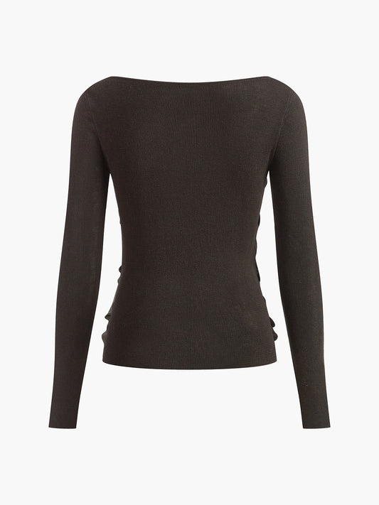 Yan Dikişlidir Dar Örgü Üst