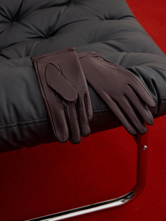 Koyun postu astarlı keçi derisi eldivenler