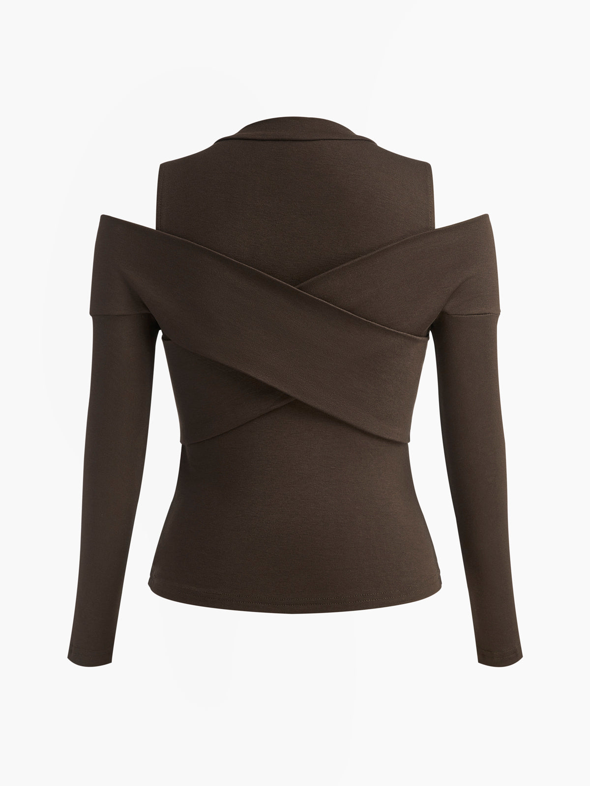 2'si 1 arada Çapraz Triko Tişört