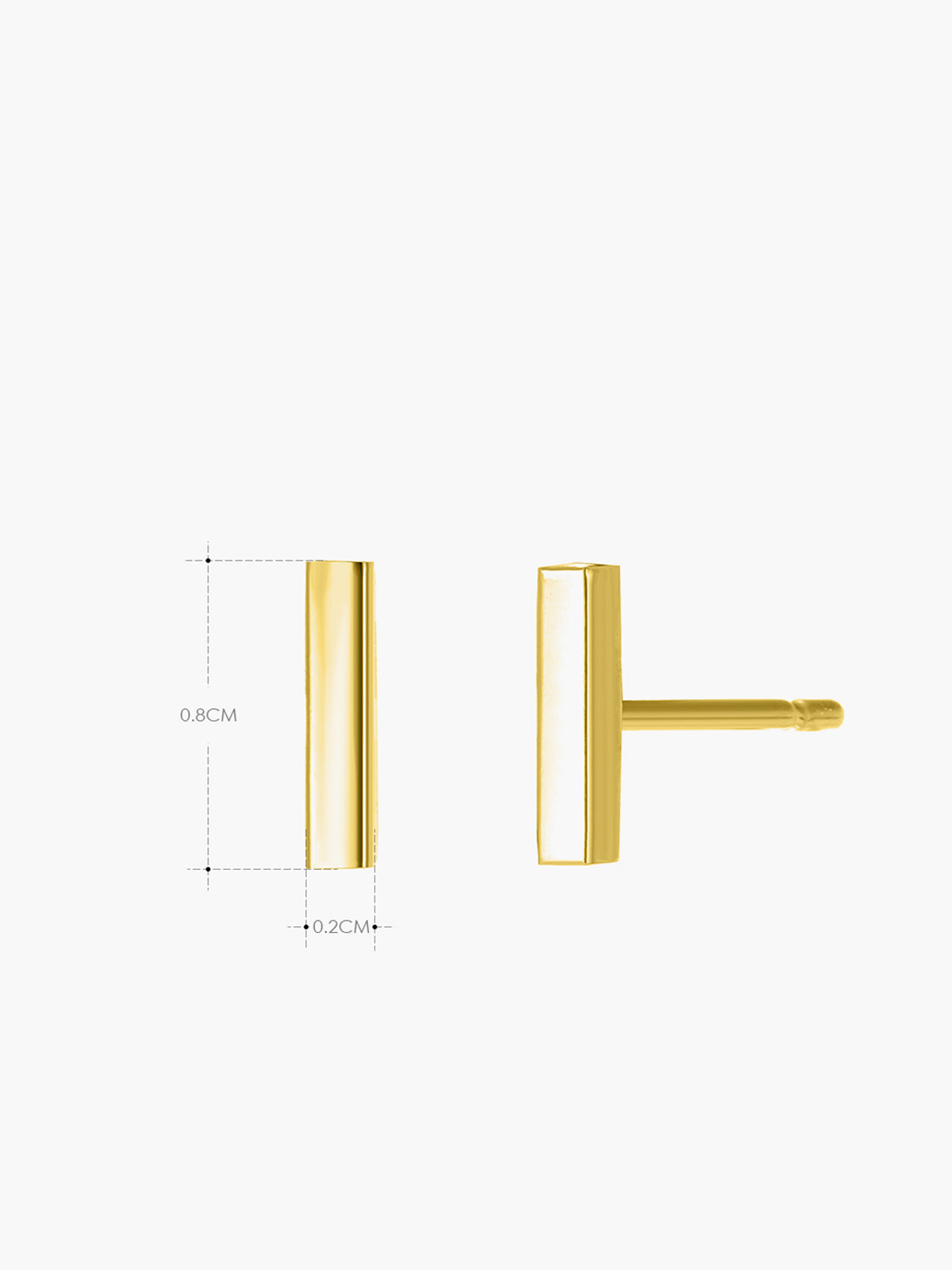Minimalist Çubuk Küpe