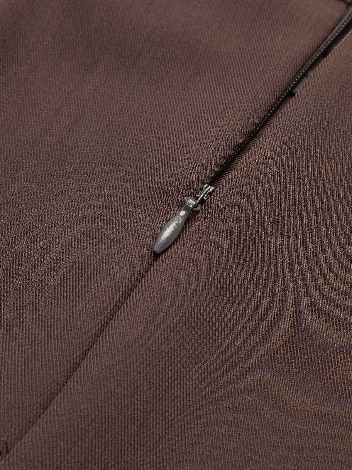 Faydalı Pliseli Kemerli Midi Etek